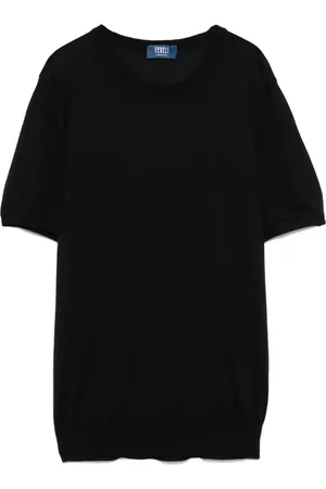 FEDELI Finstrikket T-shirt