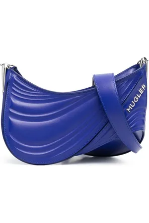 MUGLER Lille Spiral Curve 01 præget crossbody-taske