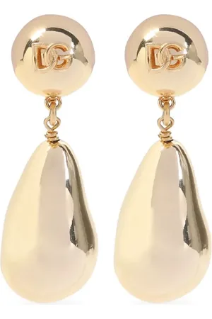 Dolce & Gabbana øreclips med præget logo