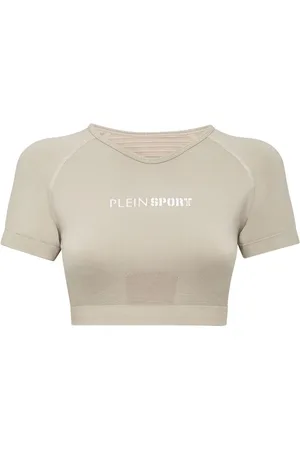 Philipp Plein Cropped sømløs T-shirt