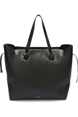 Jil Sander Stor tote med knudeudsmykning