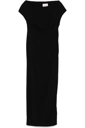 St Agni Kjole med off-shoulder-snit