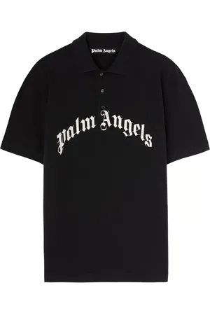 Palm Angels Polo-T-shirt med logotryk