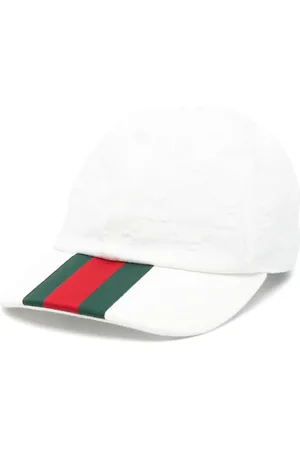 Gucci Baseballkasket i lærred med GG-logo