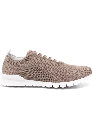 Kiton Sneakers i strik med logobroderi