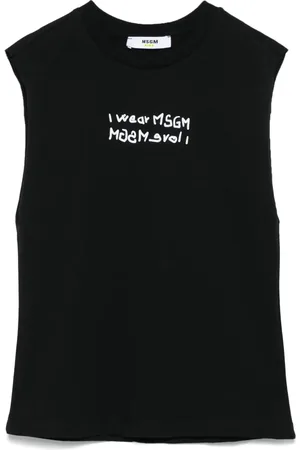 Msgm Tanktop med teksttryk