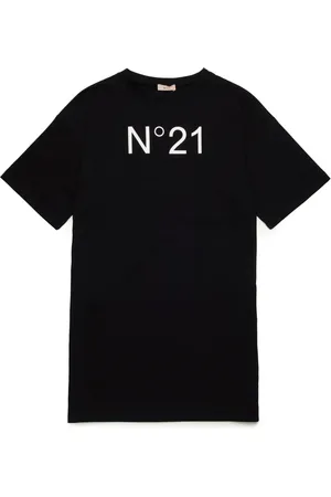 Nº21 T-shirt-kjole med logotryk