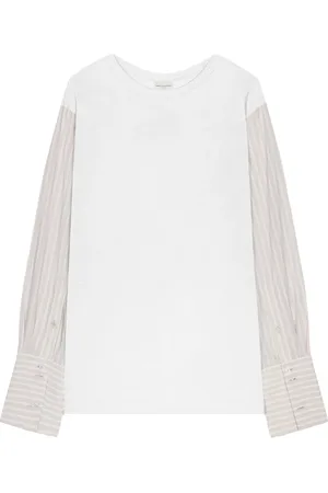 DRIES VAN NOTEN T-shirt med paneler