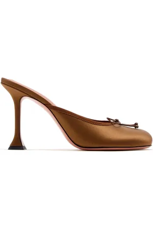 Amina Muaddi 95 mm Lila mules