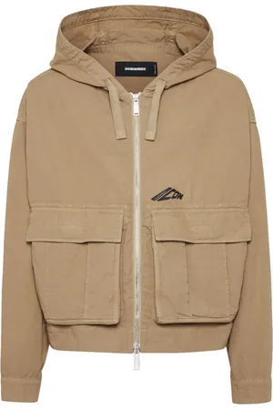 Dsquared2 Jakke med hætte og logotryk