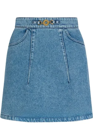 Patou Kort denimnederdel i A-snit