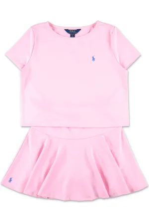 Ralph Lauren T-shirt og buksesæt med Polo Pony-broderi
