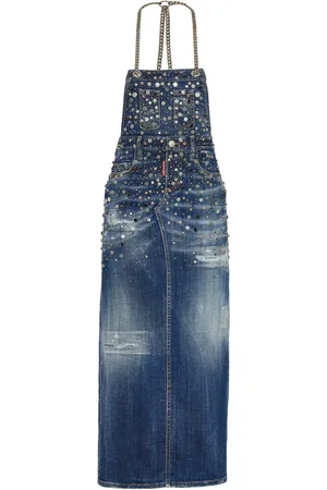 Dsquared2 Mellemlang kjole i denim