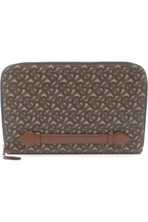 Burberry Clutch med TB-monogram fra 2010