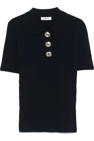 Sandro Ribstrikket polo