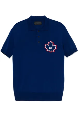Dsquared2 Polo med bladtryk
