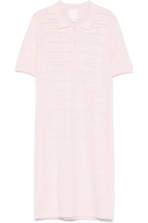 Givenchy Strikket kjole med jacquard-logo