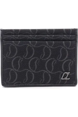 Christian Louboutin Kortholder med monogram-jacquard fra 2020