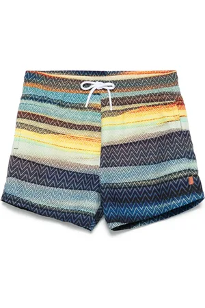 Missoni Badeshorts med zigzag-tryk