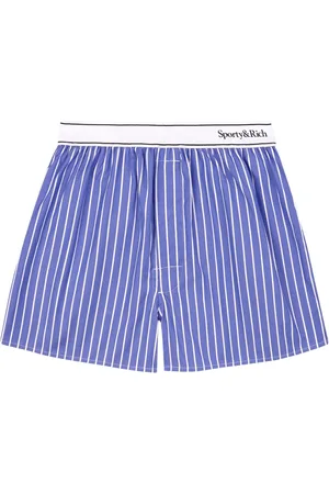 Sporty & Rich Shorts med logolinning