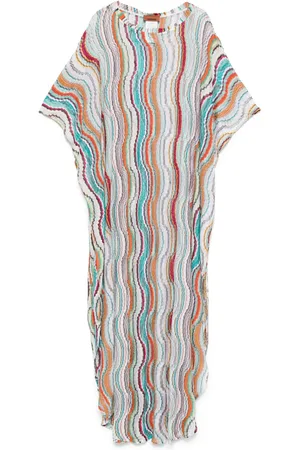Missoni Cover-up med bølgemønster