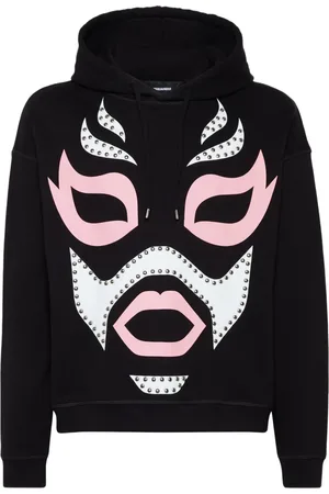 Dsquared2 Hættetrøje med grafisk tryk