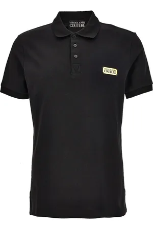 VERSACE Polo med logoplade