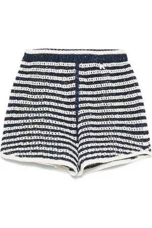 Palm Angels Stribede shorts i strik