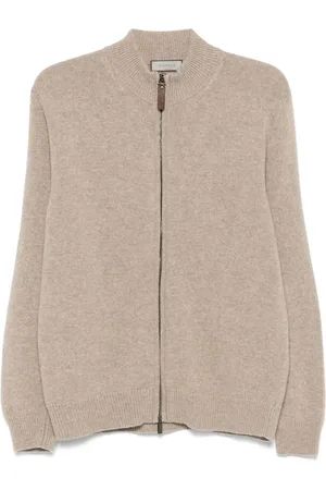 CANALI Cardigan med lynlås