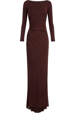 Elisabetta Franchi Draperet kjole i jersey