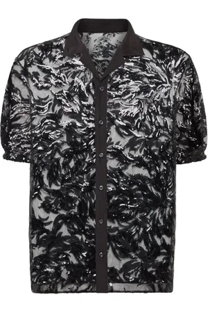 Dsquared2 Pailletudsmykket skjorte