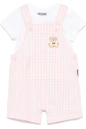 Moschino Ginghamternede overalls