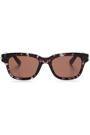 Alexander McQueen City solbriller med T-Bar