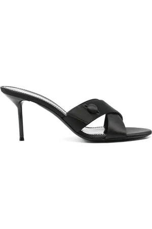 PARIS TEXAS 80 mm satin-mules