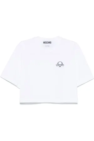 Moschino Cropped Laurel Crown top