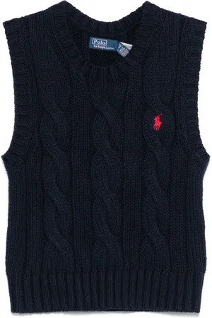 Ralph Lauren Kabelstrikket vest