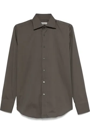 CANALI Skjorte med cutaway-krave