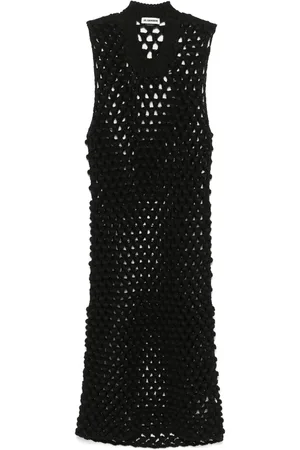 Jil Sander Hæklet midi-kjole