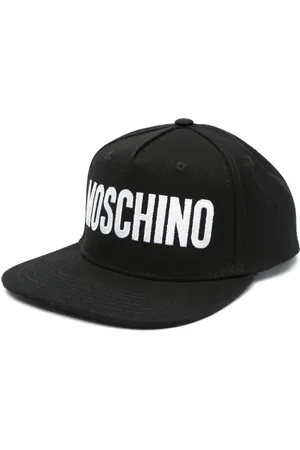 Moschino Hat i kanvas med logobroderi