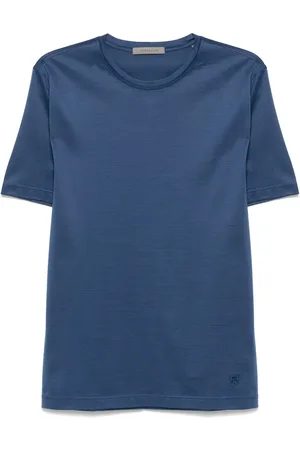 corneliani T-shirt med broderet logo