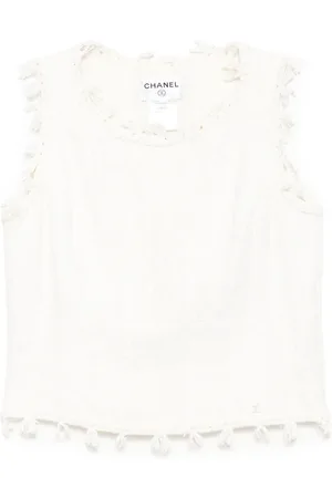 CHANEL Tanktop i tweed fra 2005