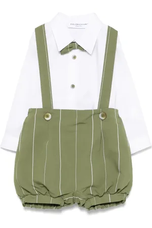COLORICHIARI Stribet shortssæt