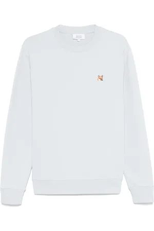 Maison Kitsuné Sweatshirt med rævehoved-mærke