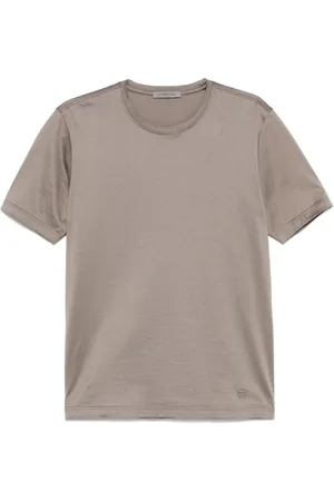 corneliani T-shirt med broderet logo