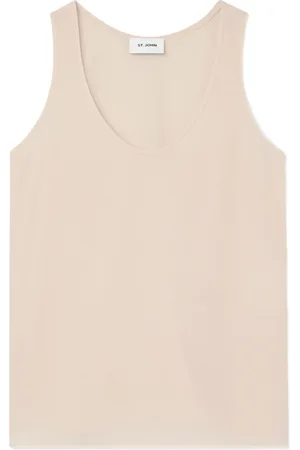 ST. JOHN Tanktop i silke-crepe-de-chine