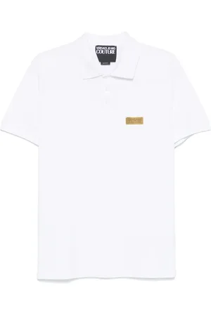 VERSACE Polo med logoplade