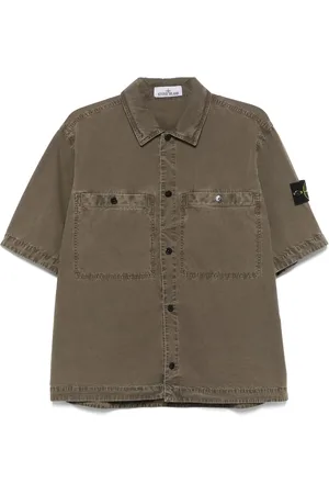 Stone Island Skjorte med kompasmærke