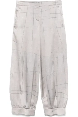 Giorgio Armani Silkebukser med tryk
