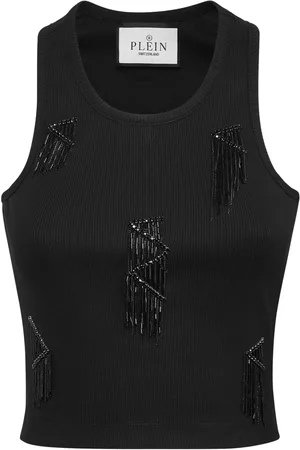 Philipp Plein Tanktop med frynser