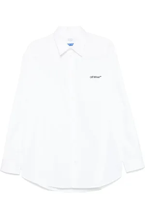 OFF-WHITE Skjorte med broderet logo